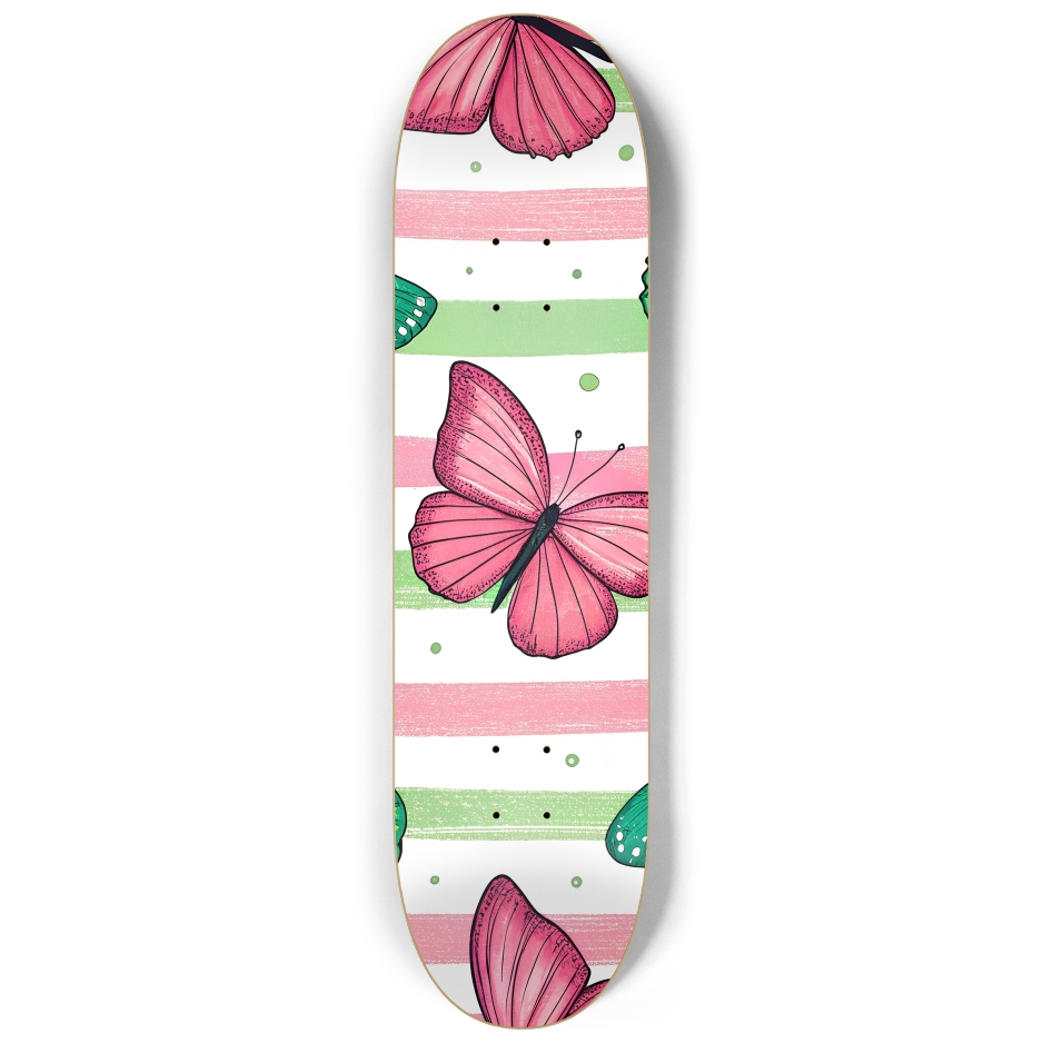 Green & Pink Butterfly #1.0