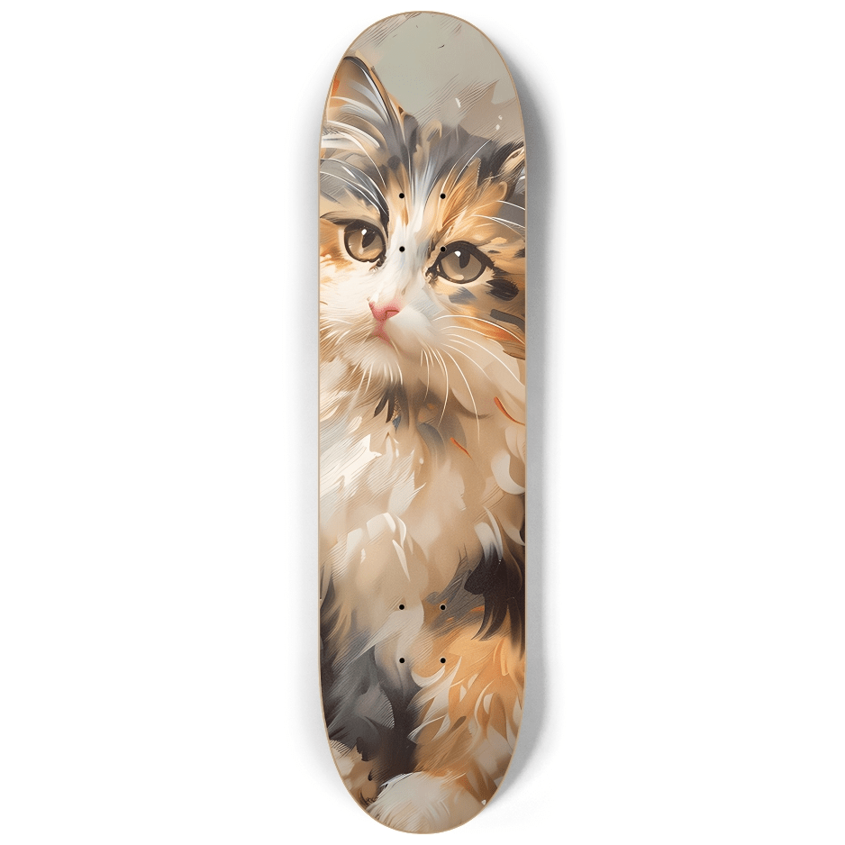 Oil Painted Cat 3.0 - Skater Wall