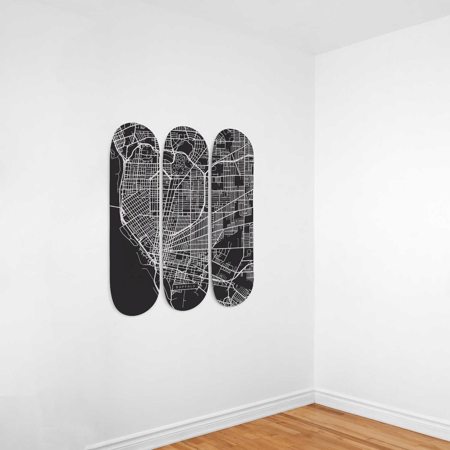 City Maps Buffalo (USA) - Skater Wall