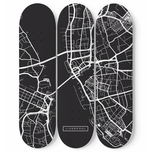 City Maps Liverpool (UK) - Skater Wall