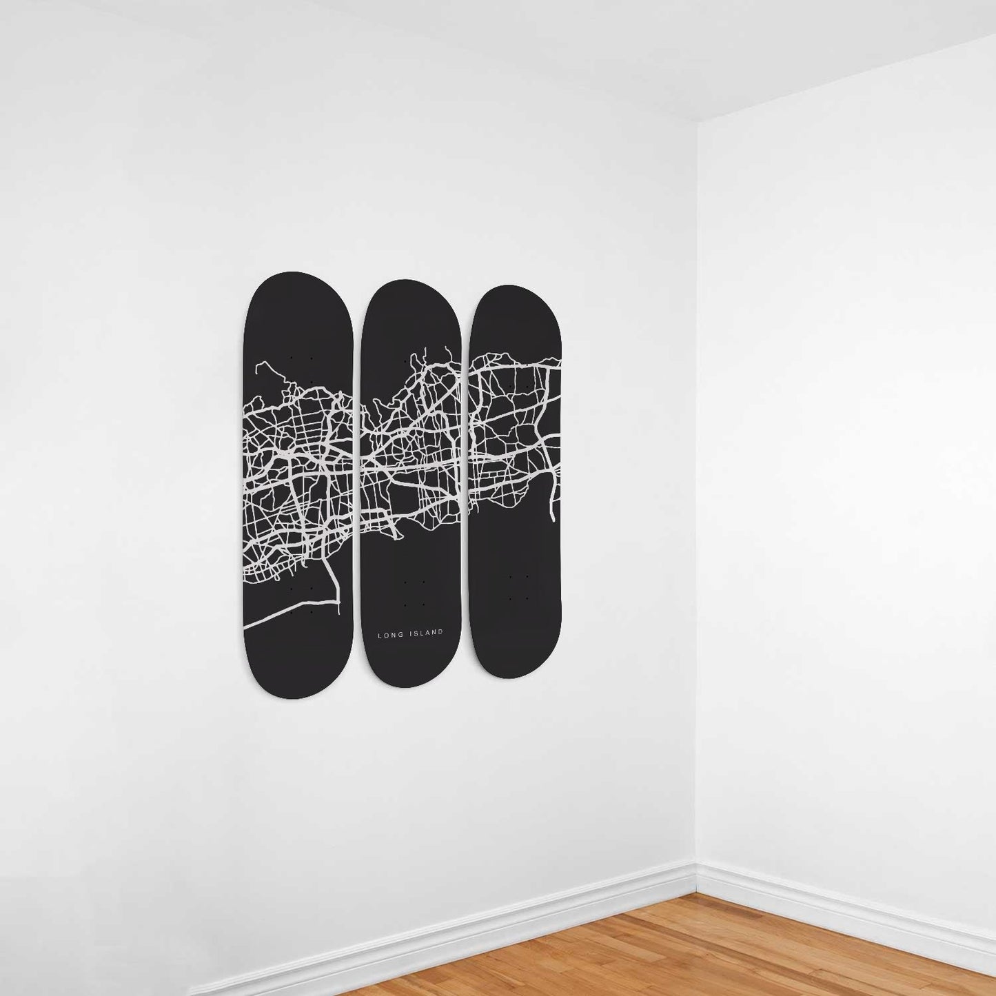 City Maps Long Island (USA) - Skater Wall