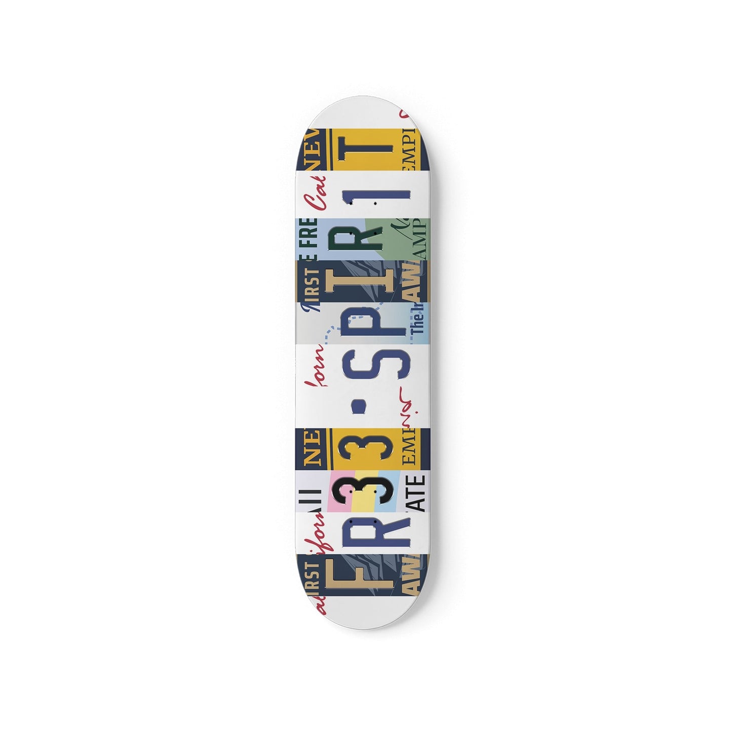 Personalised License Plate Decks Mix & Match - Skater Wall