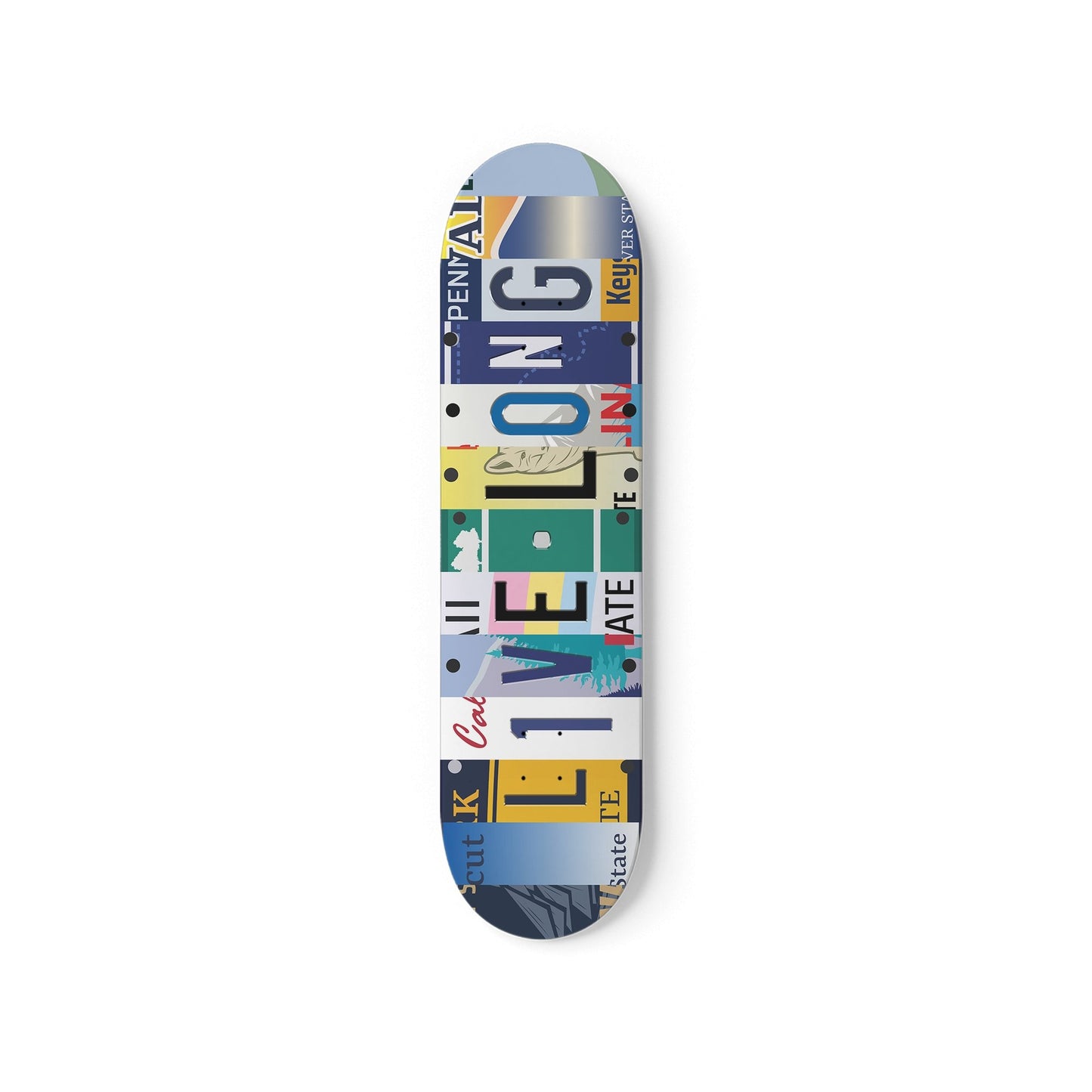 Personalised License Plate Decks Mix & Match - Skater Wall