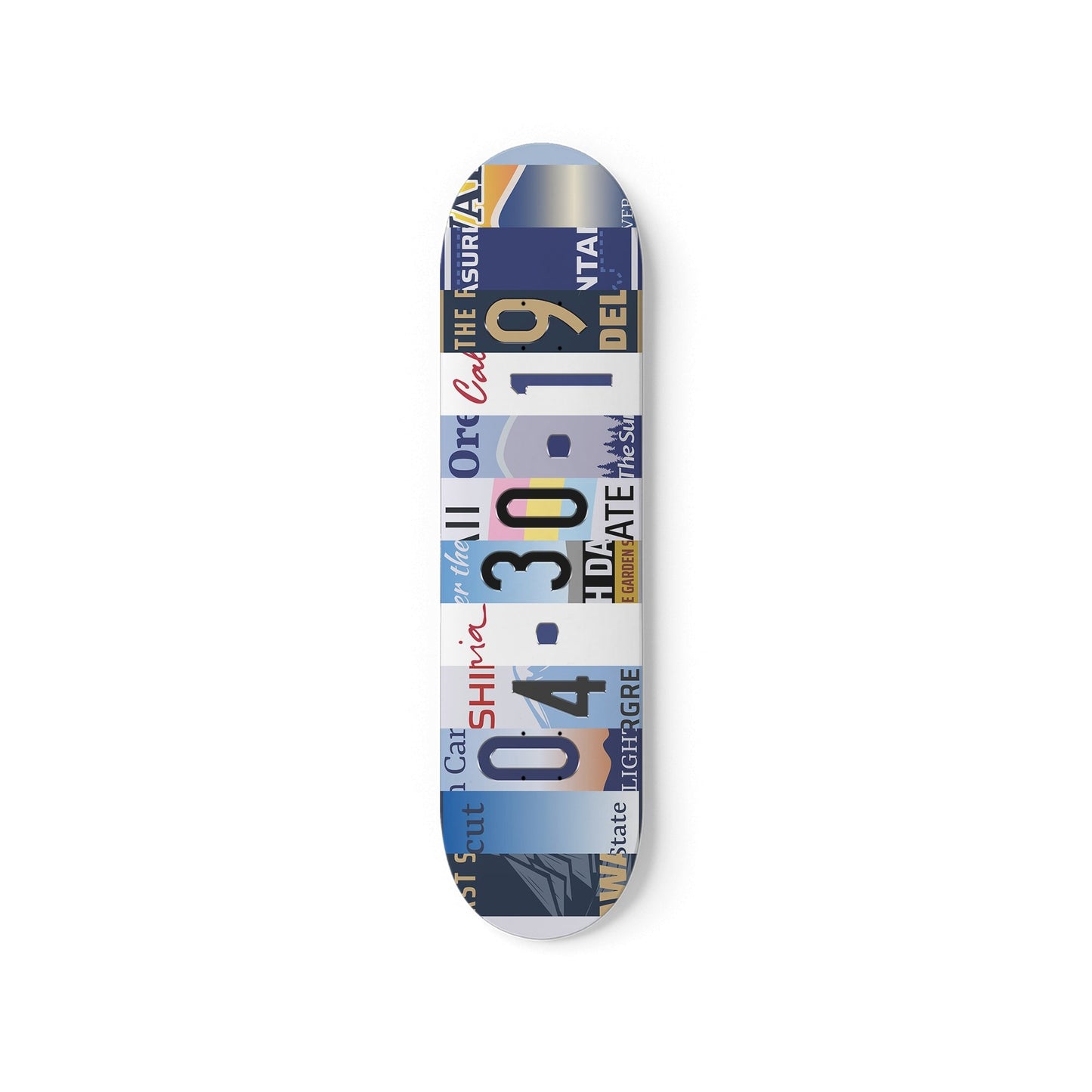 Personalised License Plate Decks Mix & Match - Skater Wall