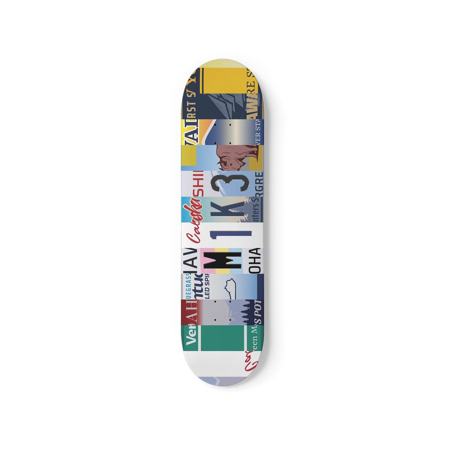 Personalised License Plate Decks Mix & Match - Skater Wall