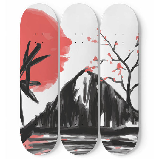 Timeless Beauty of Japanese Wall Art: A Journey Through Tradition and Modernity - Skater Wall