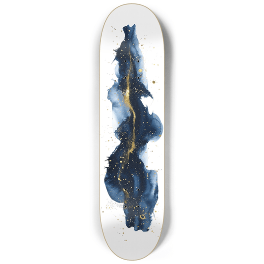 Abstract Deep Blue 2.0 - Skater Wall