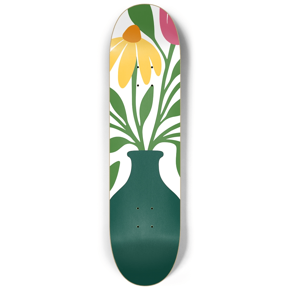 Abstract Floral 5.0 - Skater Wall