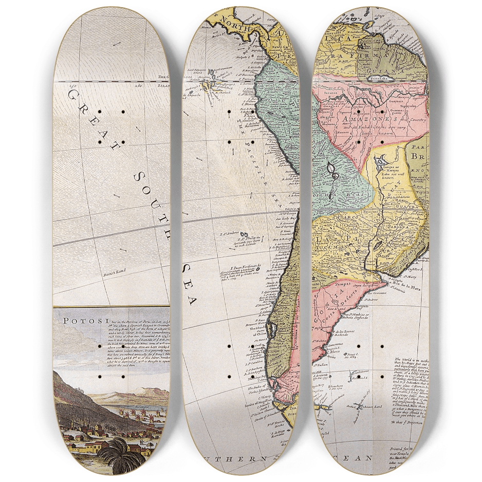Antique Maps 1.0 - Skater Wall