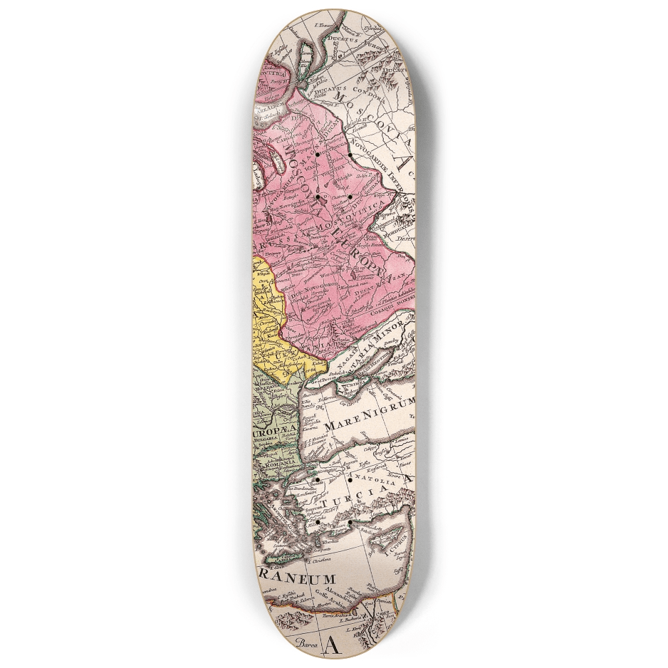 Antique Maps 2.0 - Skater Wall