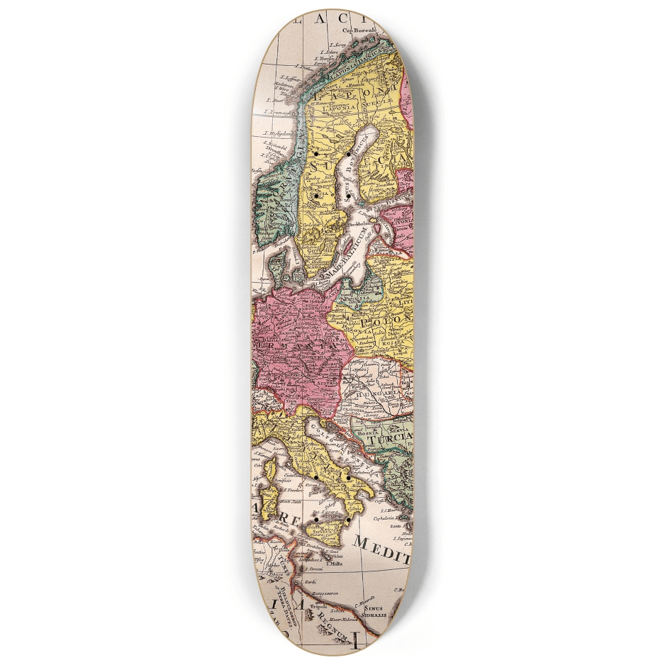 Antique Maps 2.0 - Skater Wall