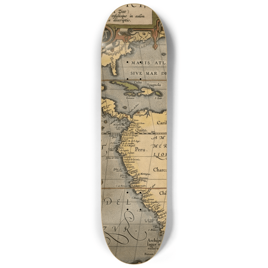 Antique Maps 3.0 - Skater Wall