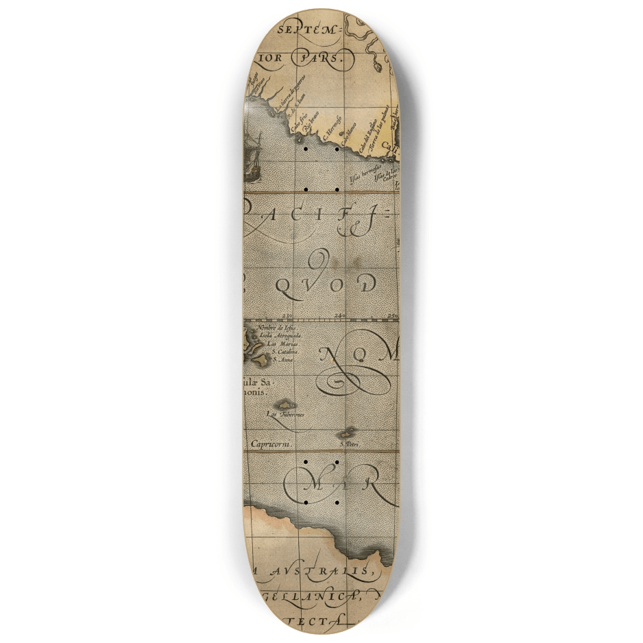 Antique Maps 3.0 - Skater Wall