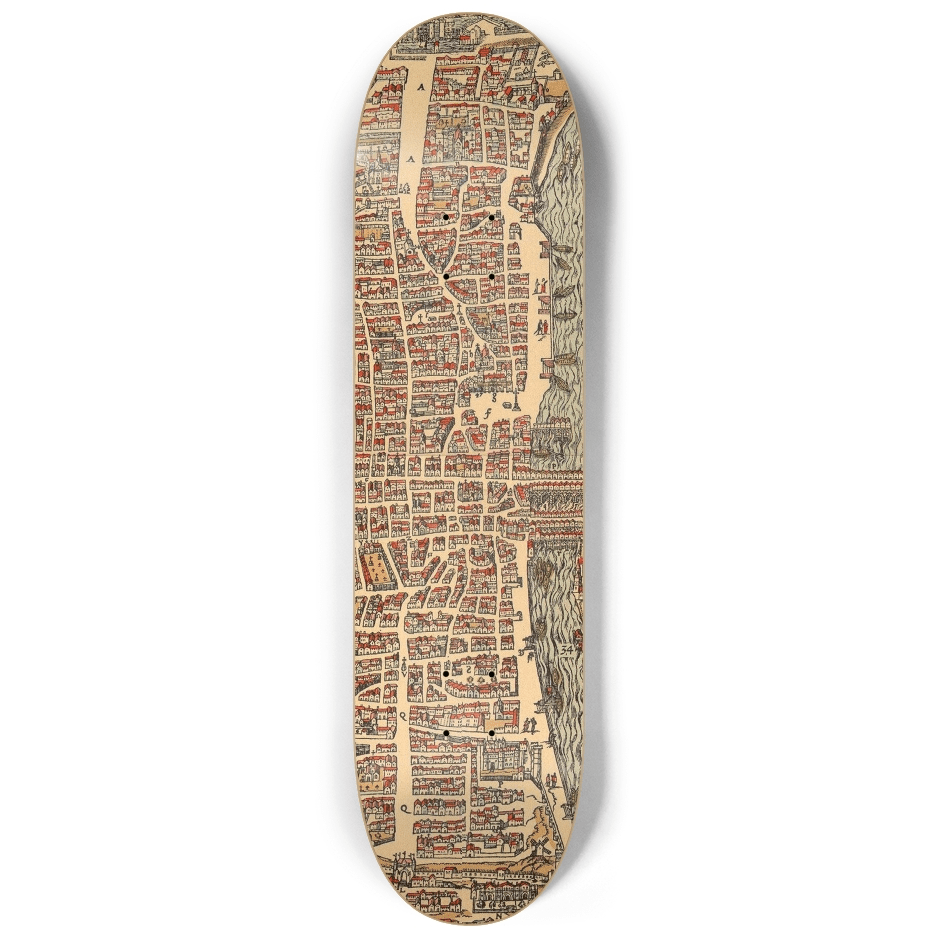 Antique Maps 4.0 - Skater Wall