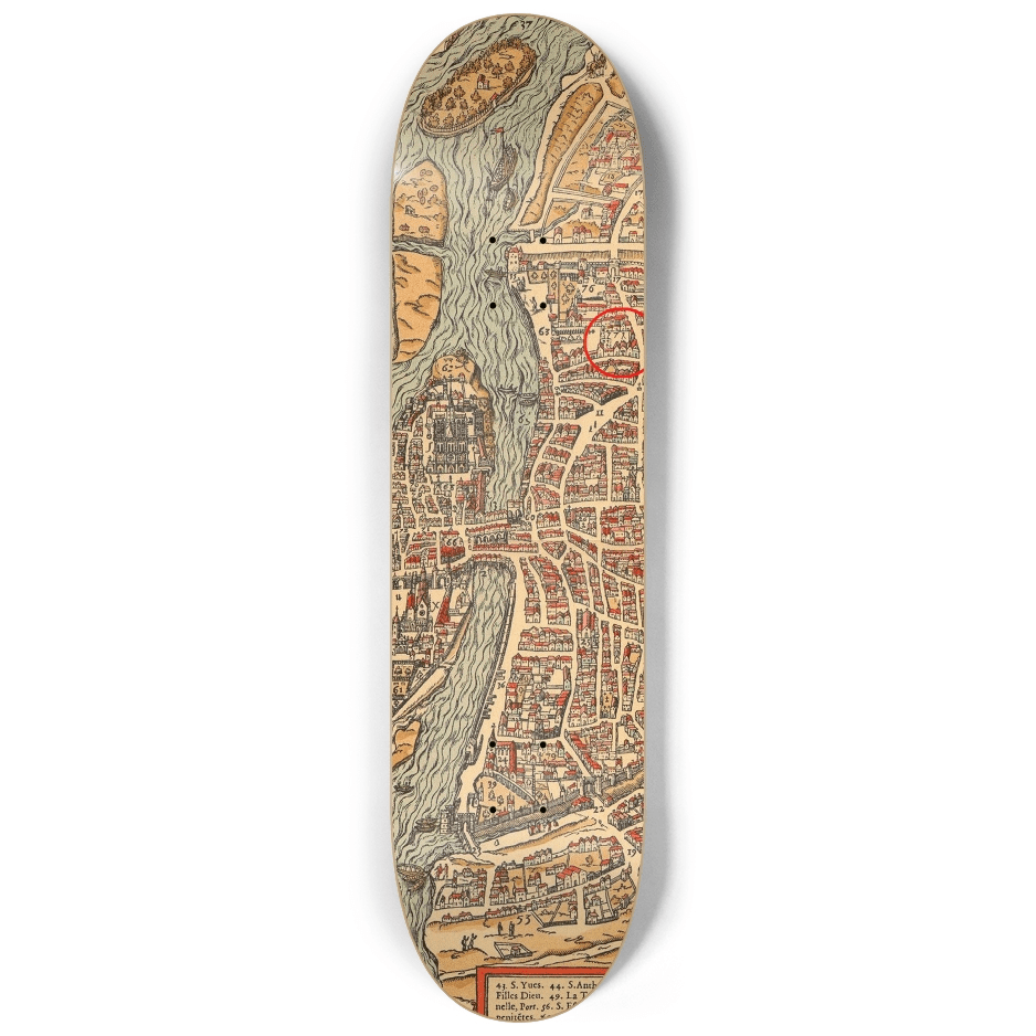 Antique Maps 4.0 - Skater Wall