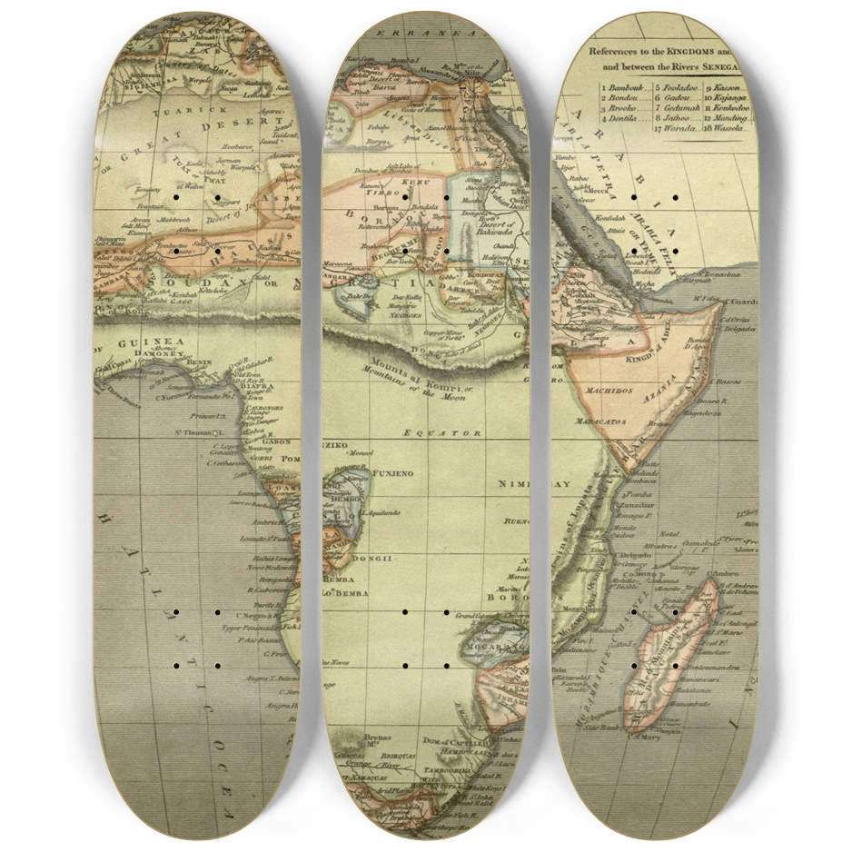 Antique Maps 5.0 - Skater Wall