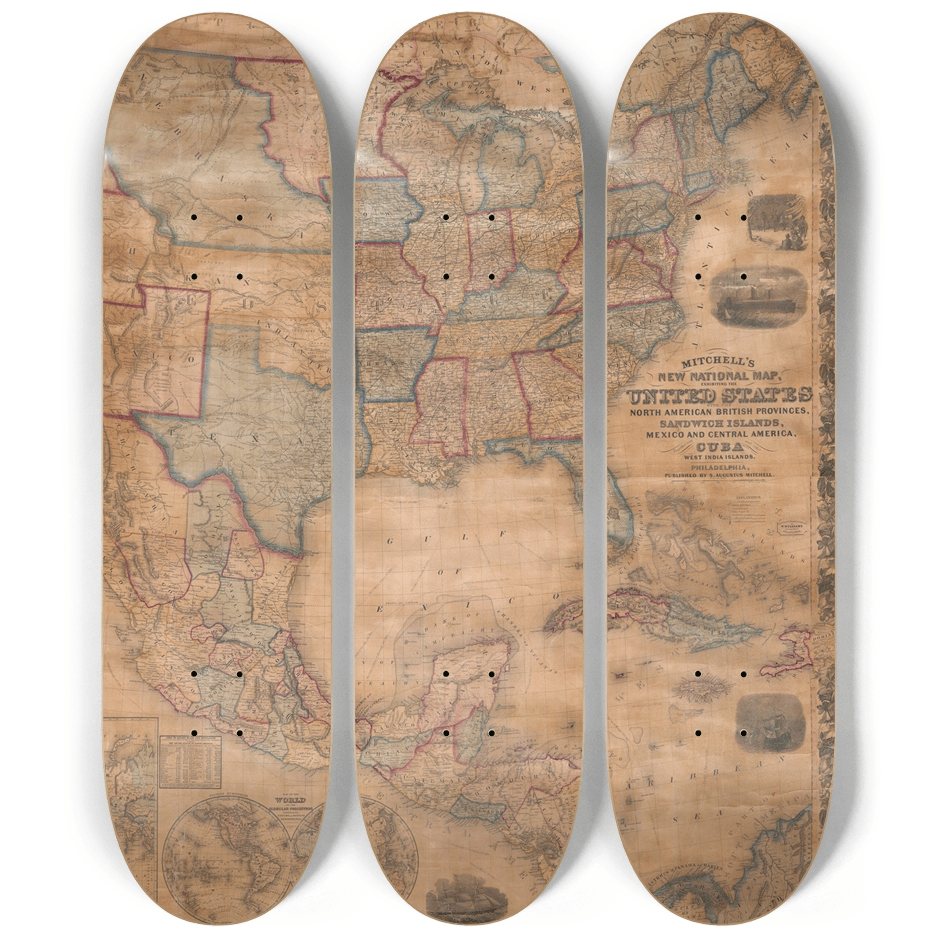 Antique Maps 6.0 - Skater Wall