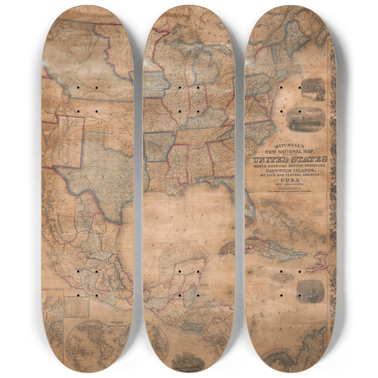 Antique Maps 6.0 - Skater Wall