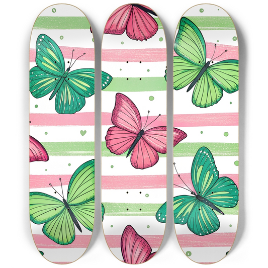 Green & Pink Butterfly #1.0