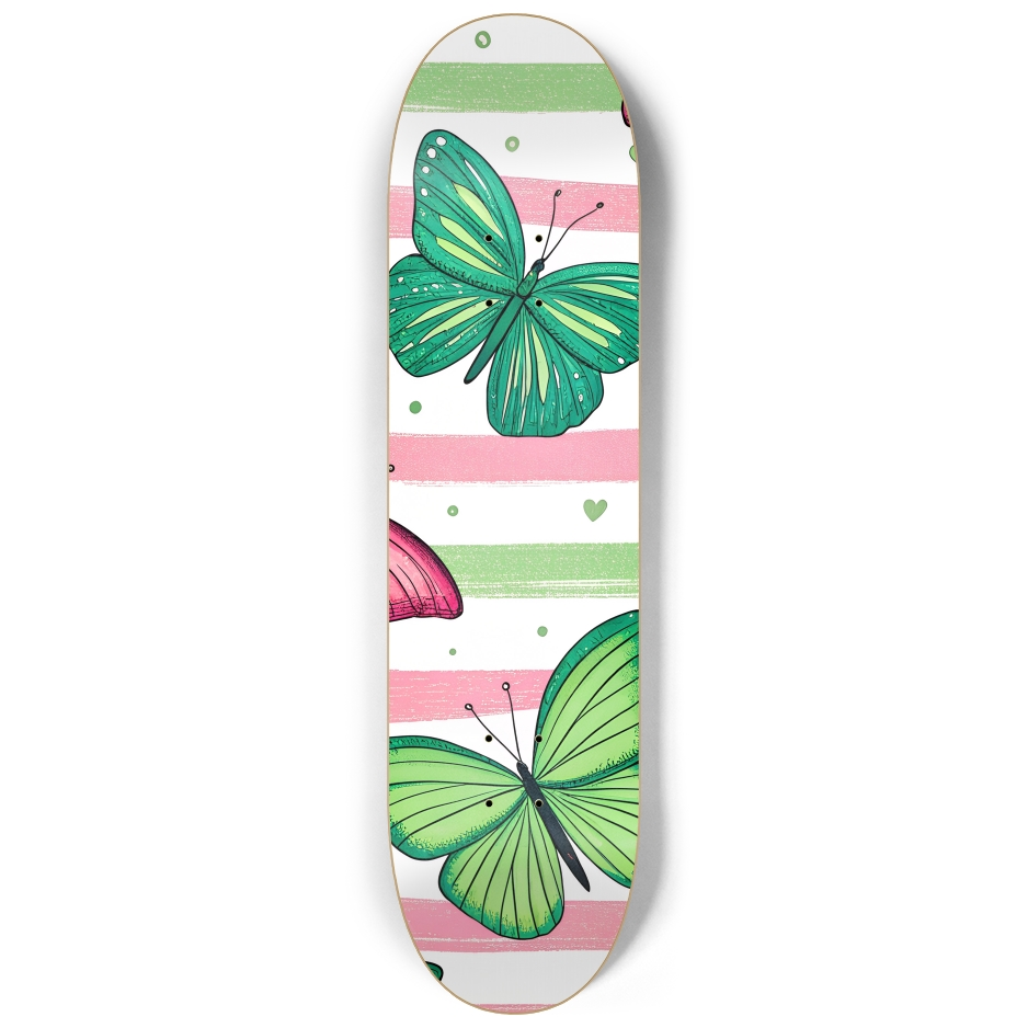 Green & Pink Butterfly #1.0