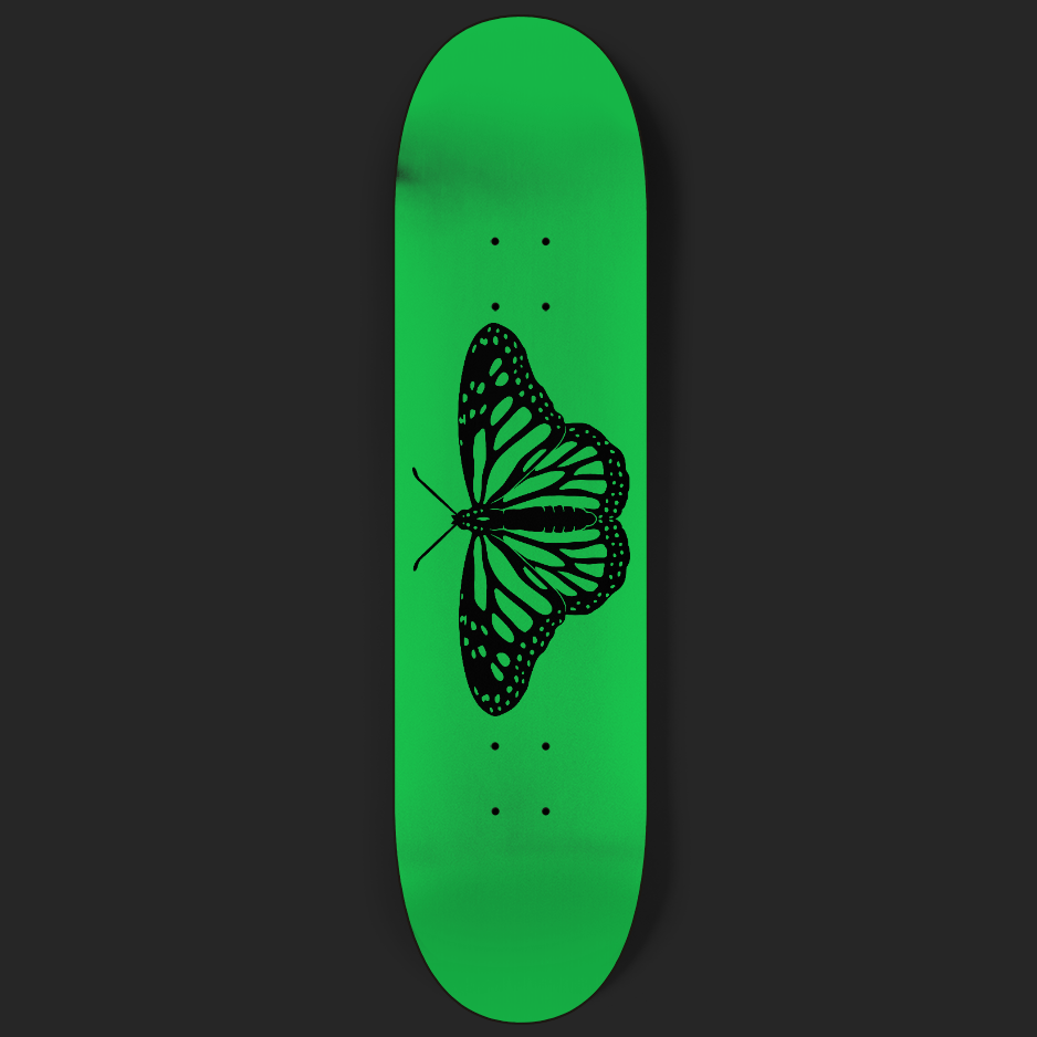 Monarch Butterfly Silhouette (Glows in Dark) 1.1 - Skater Wall