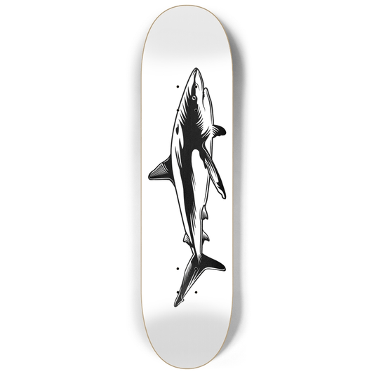 Monochrome Shark 1.0 - Skater Wall