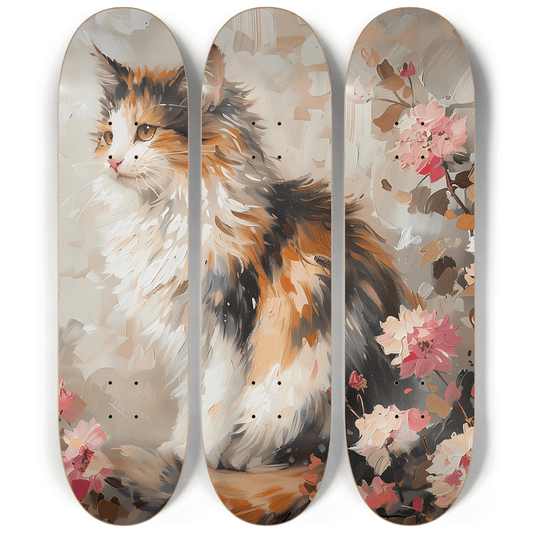 Oil Painted Cat 1.0 - Skater Wall