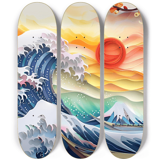 The Great Wave 3.0 - Skater Wall