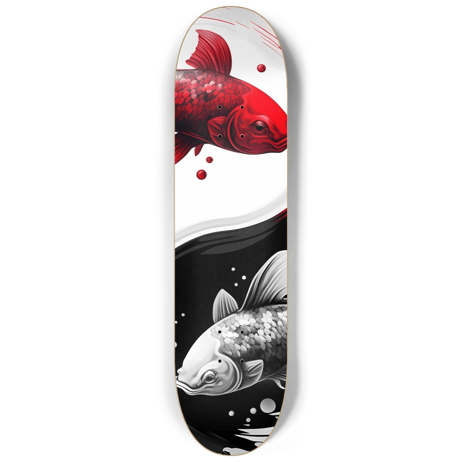 Watercolor Koi 1.0 - Skater Wall