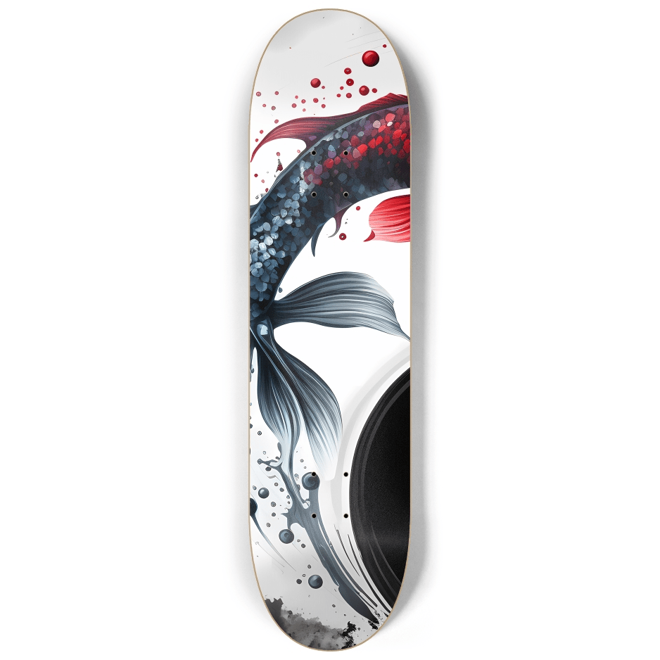 Watercolor Koi 1.0 - Skater Wall