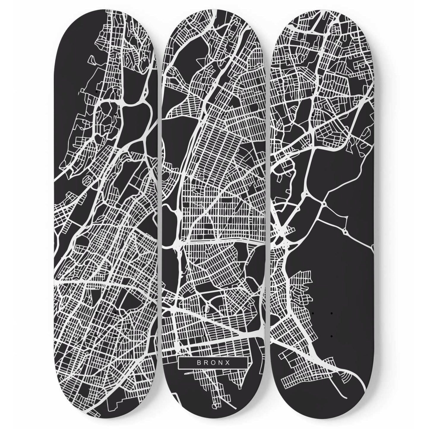 City Maps Bronx (USA) - Skater Wall