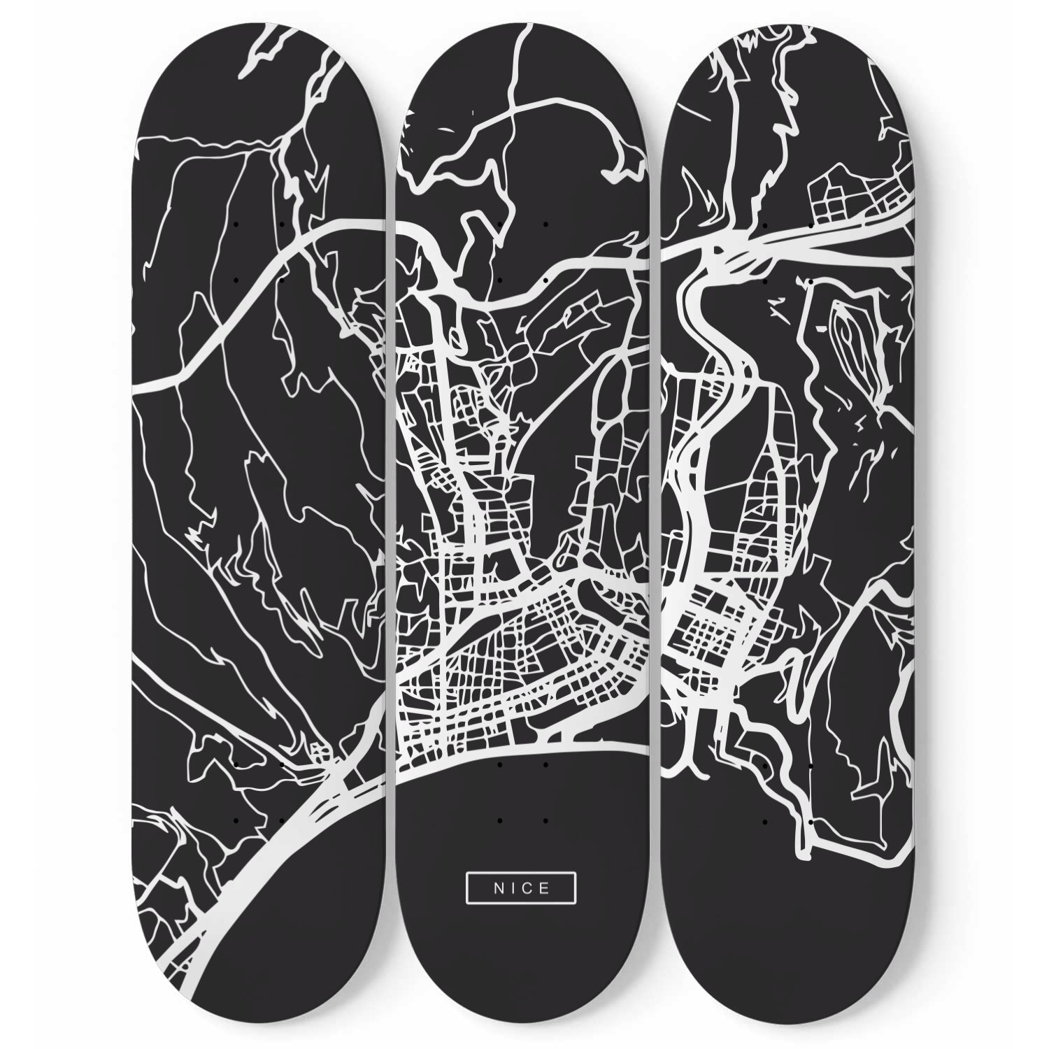 City Maps Nice (FRA) - Skater Wall