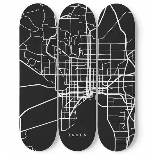 City Maps Tampa (USA) - Skater Wall